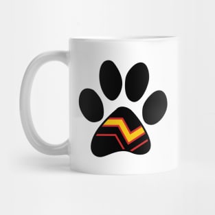 Rubber Pride Paw Mug